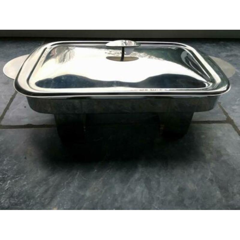 Braadpan, ovenschotel met houder, fondue stel