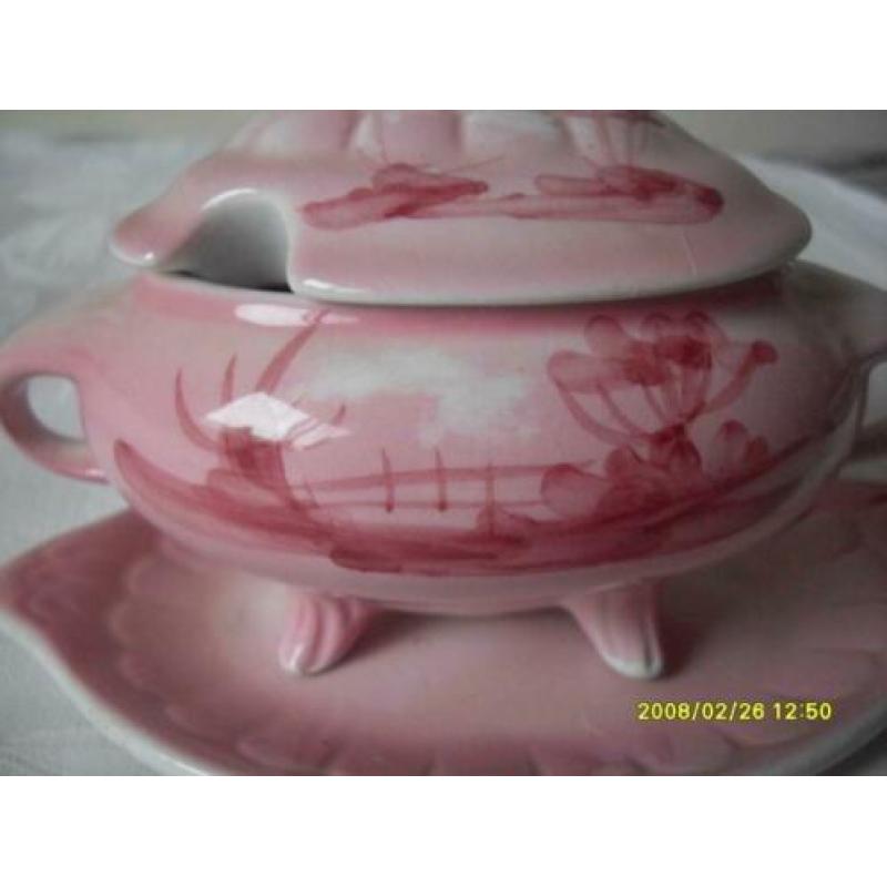 kinder servies soepterrine porselein