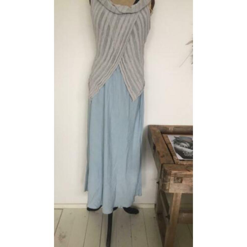 Drycorn lange lichtbleu rok maat L