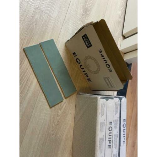 Jade groene keramische wandtegels 1,5m2