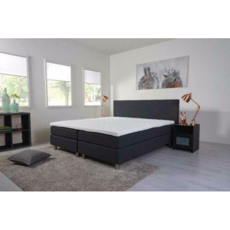 Boxspringset,kompleet met zweeds frame Alpine 10-140-160-180