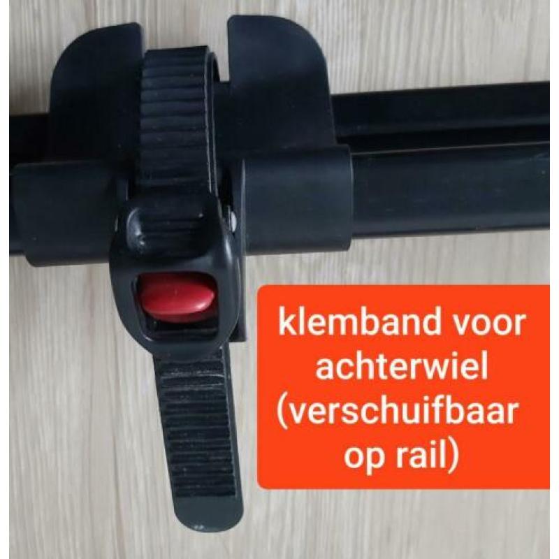 4 YAKIMA universele fietsdragers met vorkklem voor dakdrager