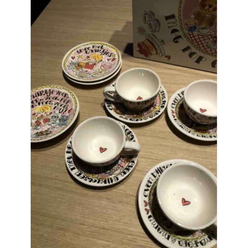 Pop en beer kinderservies
