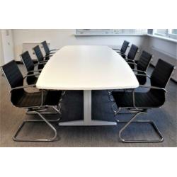 Vergadertafel 320x120cm voor ca. 10-12 personen - NIEUW!!
