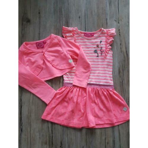 Jubel jurk maat 92 met legging en bolero