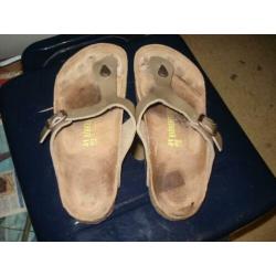 Gratis verzenden bruine lak birkenstock slippers 41