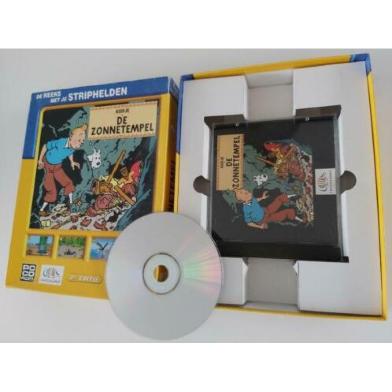 Pc cd rom Kuifje De Zonnetempel.
