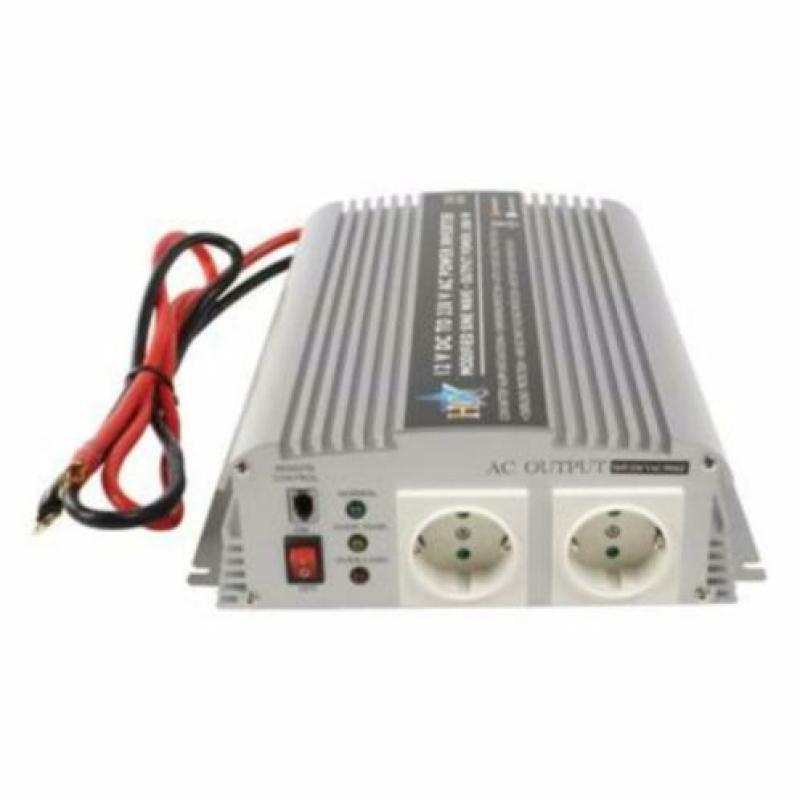 Omvormer 12 - 230 V - 1000 W, HQ-inv1000