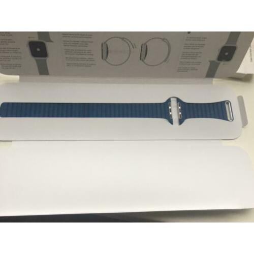 Bandje voor Apple watch (écht leer)