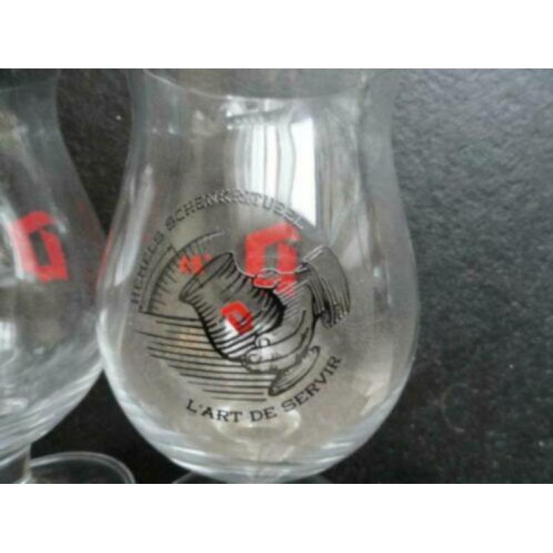 6 verschillende DUVEL GLAZEN wo DAAN