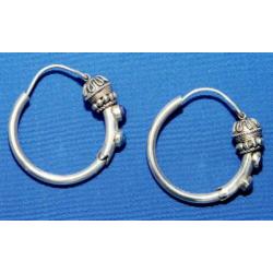 Schitterende 925 Zilver Lapis Lazuli Tribal Creool Oorbellen