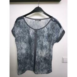 Mooie top van Geisha | Maat S | Blauw met zilver | ZGAN'