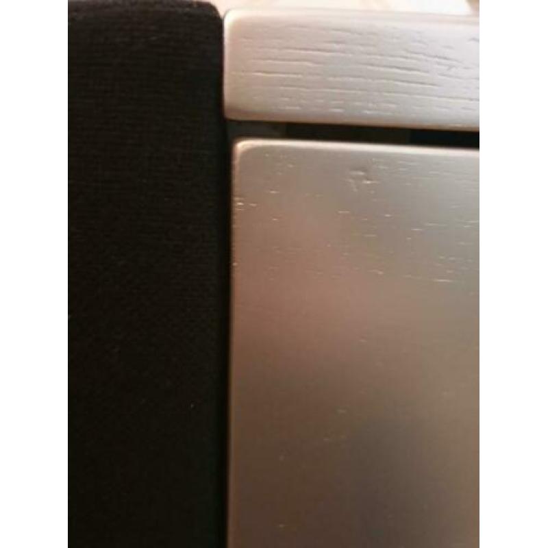 2x Swiss Sense nachtkastje Black wool / wood Aluminium