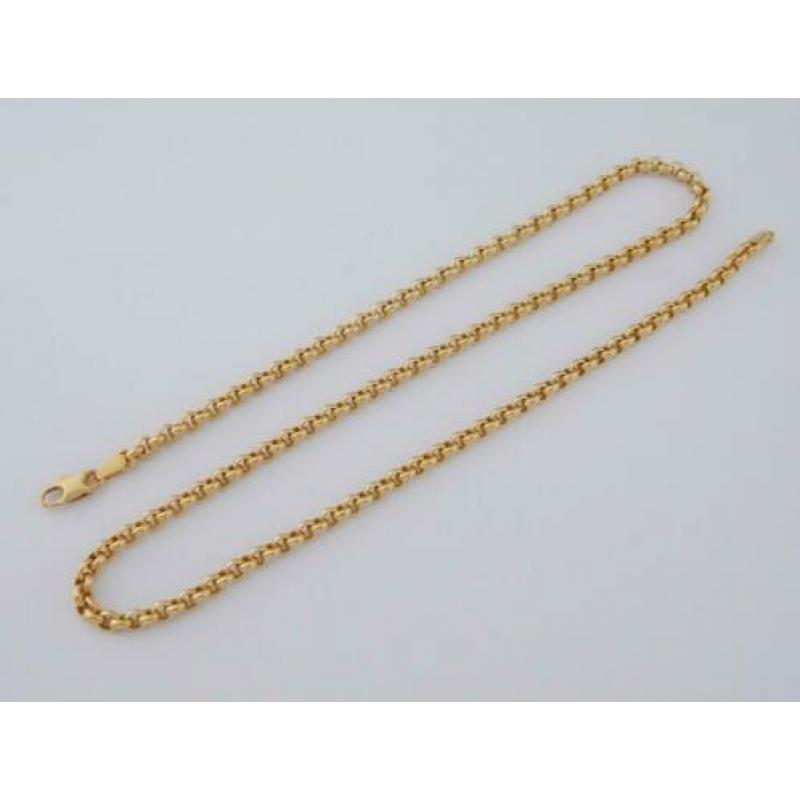 14 karaat Gouden Dames Collier - Ketting Jasseronschakel