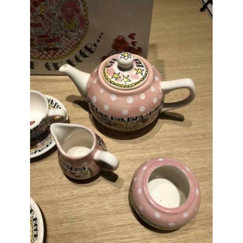 Pop en beer kinderservies