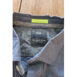 Superdry blouse overhemd blauw super dry l valt m