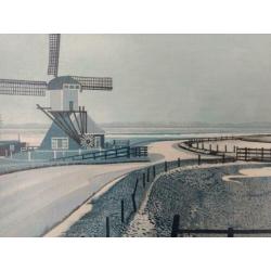 Schilderij winterlandschap