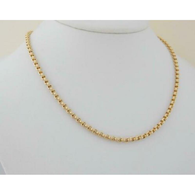 14 karaat Gouden Dames Collier - Ketting Jasseronschakel