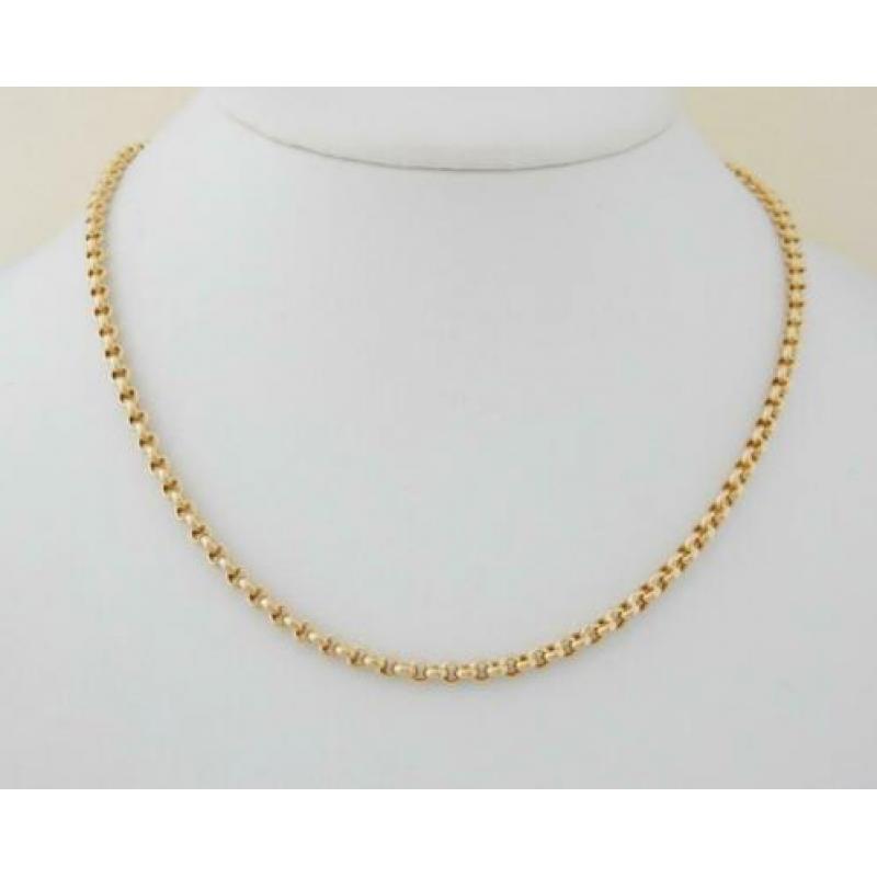 14 karaat Gouden Dames Collier - Ketting Jasseronschakel