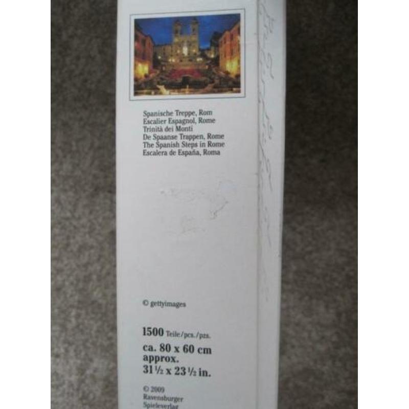 Puzzel - Ravensburger - Spaanse Trappen Rome 1500