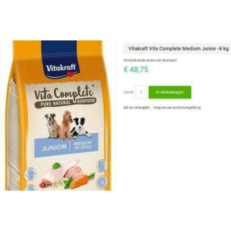 Vitakraft hondenvoer