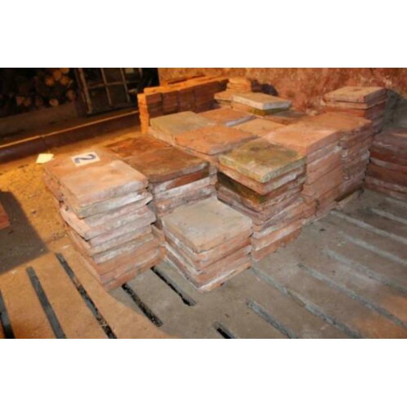 Verschillende soorten estrikken tegels terracotta