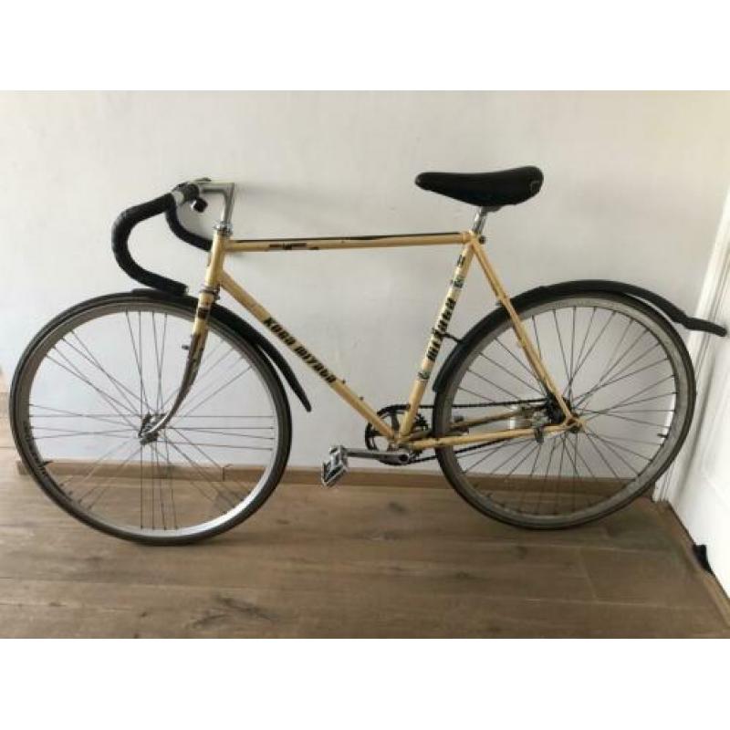 Singlespeed terugtrap rem fiets met koga mikaya frame