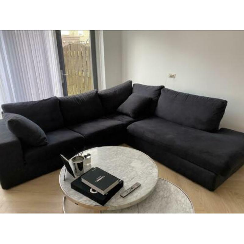 Antraciet loungebank