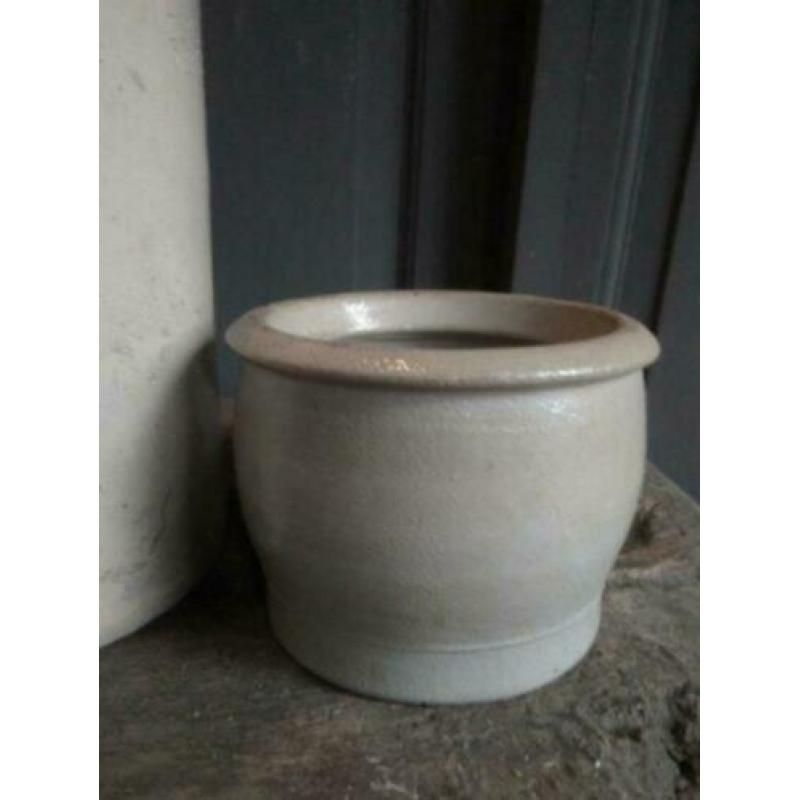 Oude brocante grespot grespotje hoogte 22 of 9cm *Etage3*