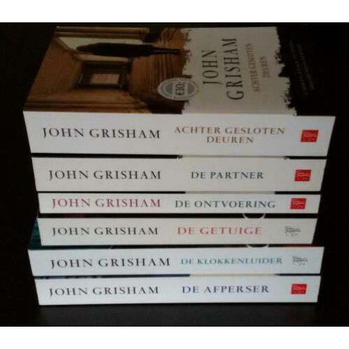 6 thrillers van John Grisham - o.a. De ontvoering