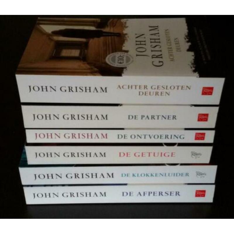 6 thrillers van John Grisham - o.a. De ontvoering