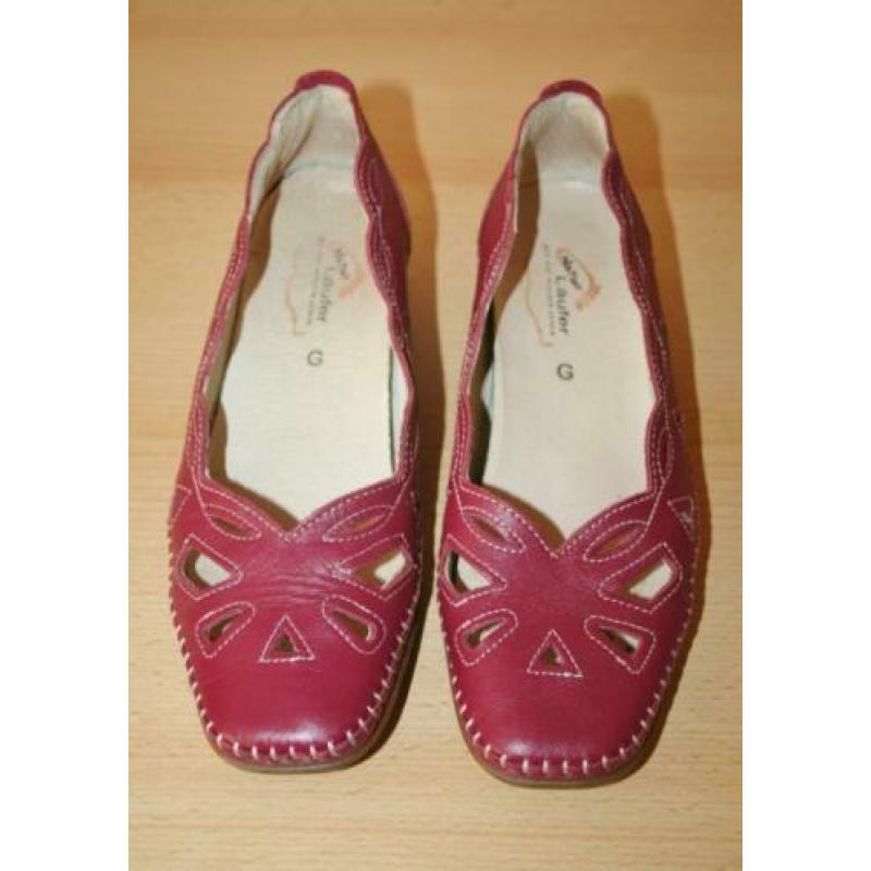 Natur Laufer leren schoenen mt 38