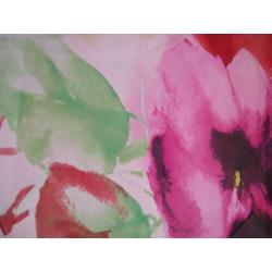 Zijde/Viscose bloemen sjaals ze zijn royaal /vallen soepel.