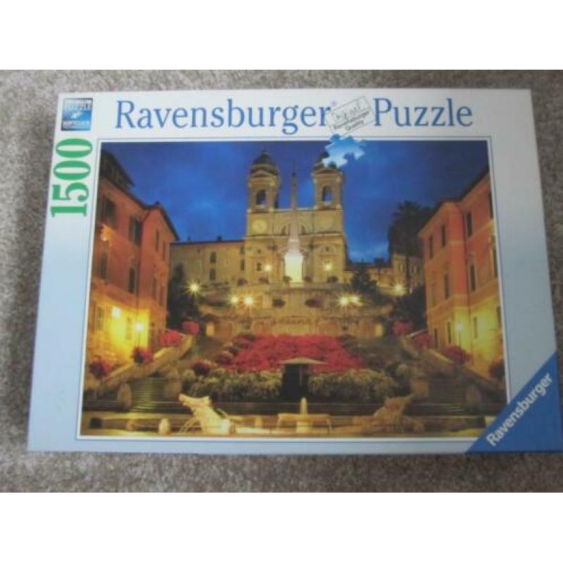 Puzzel - Ravensburger - Spaanse Trappen Rome 1500