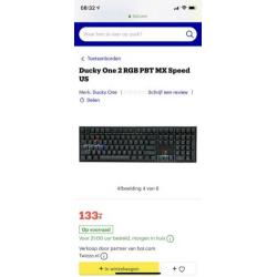Ducky One 2 gaming toetsenbord