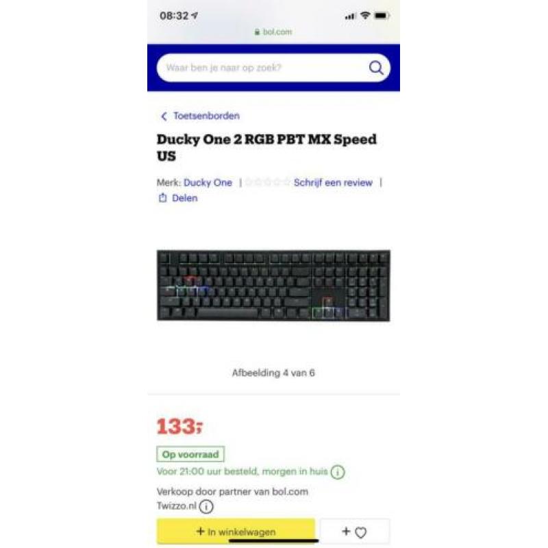 Ducky One 2 gaming toetsenbord