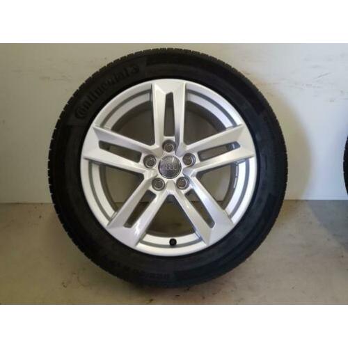 Nieuwe 17 inch audi A4 B9 velgen 225 50 17 continental zomer