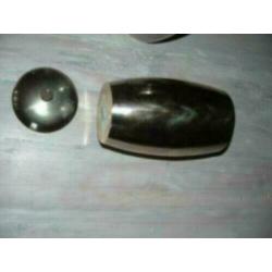 Colmore hoge pot Emrald met deksel nickel - 2 stuks