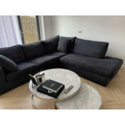 Antraciet loungebank