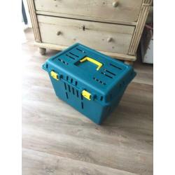 Katten vervoer box pet caddy opening aan de bovenkant