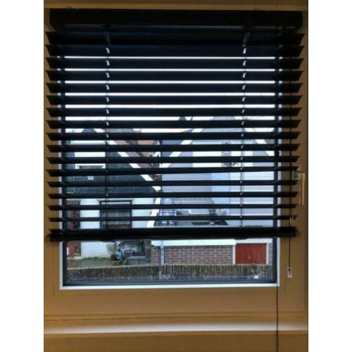 Aluminium shutters - zwart - nieuw