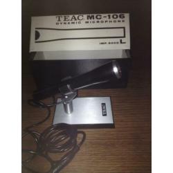 Vintage Teac Dynamic microphone