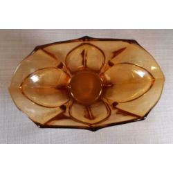 Art Deco glazen schaal, vaas