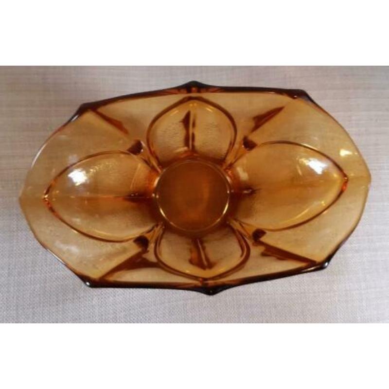 Art Deco glazen schaal, vaas