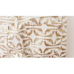 Josh V gave broek met gouden pistolen-print maat S