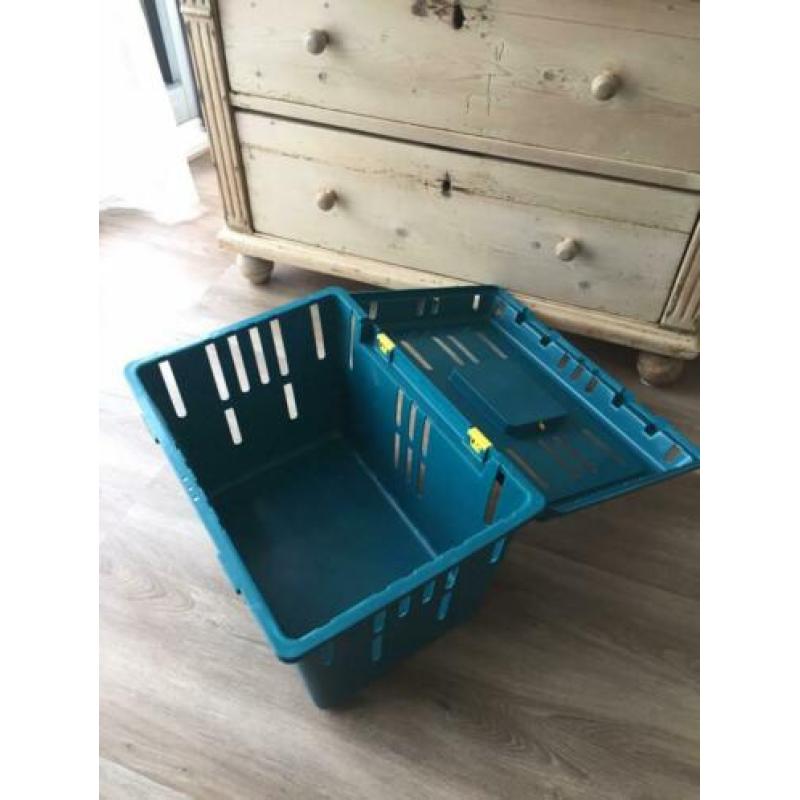 Katten vervoer box pet caddy opening aan de bovenkant