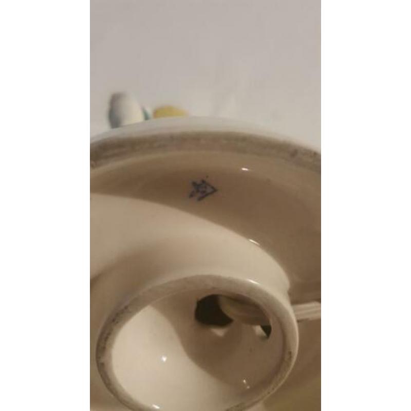 antiek lamp hummel / hummeltje dubbel gemerkt onderzeiden