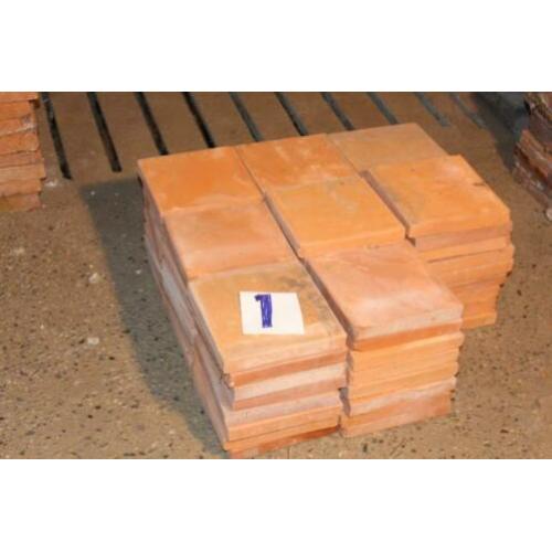 Verschillende soorten estrikken tegels terracotta