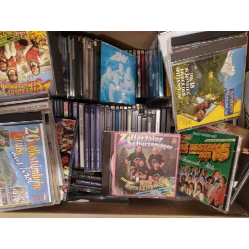 Te koop grote collectie Duits Oostenrijkse Cd en dvd's.