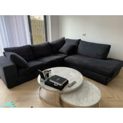 Antraciet loungebank